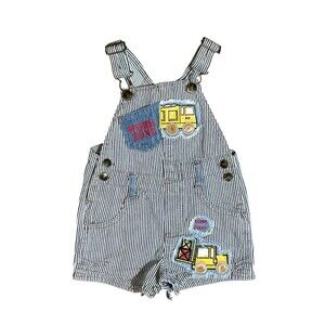 Vintage Jeans Wear Baby Overalls Shorts 12 Months
